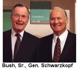 Bush, Sr. and Gen. Schwarzkopf
