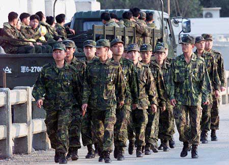 taiwanese troops