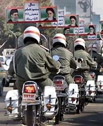 iranian motorcycle police
